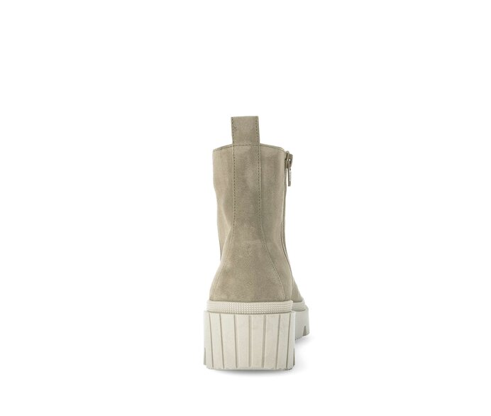 Gabor Damen  Plateau Stiefelette Grün - Rauleder