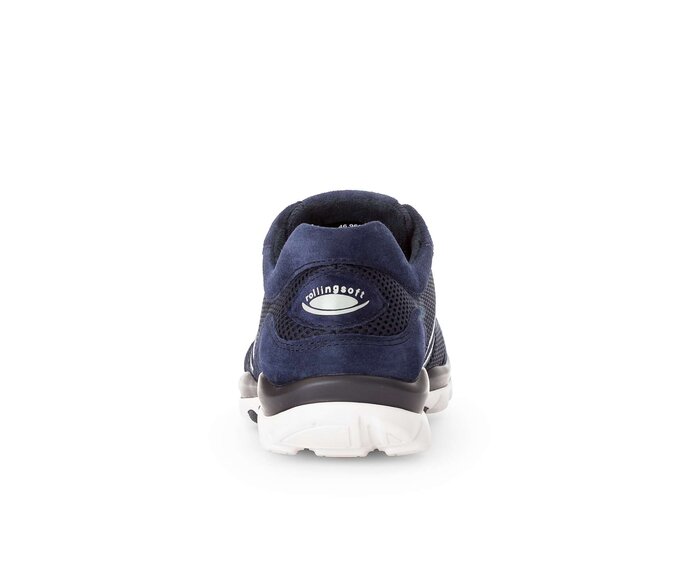 Gabor Damen  Sneaker Low Blau - Materialmix Leder/Lederimitat