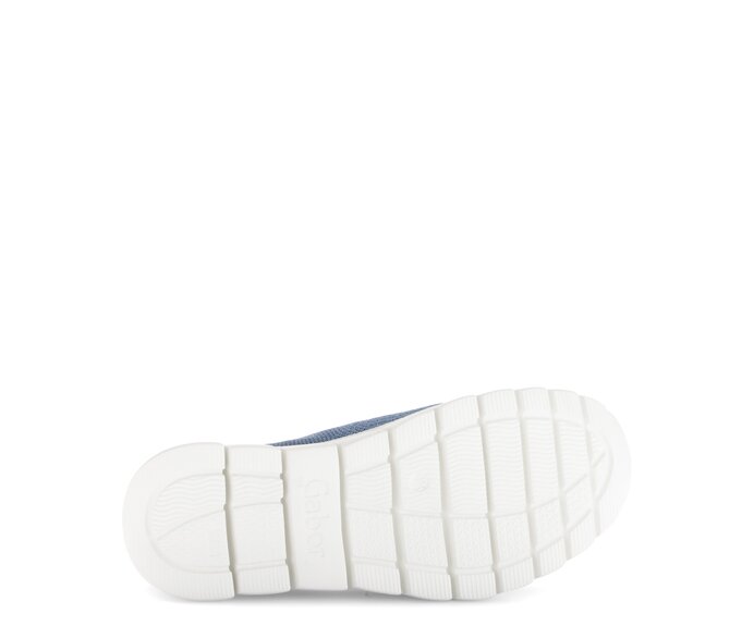 Gabor Damen  Sneaker Low Blau - Materialmix Leder/Lederimitat