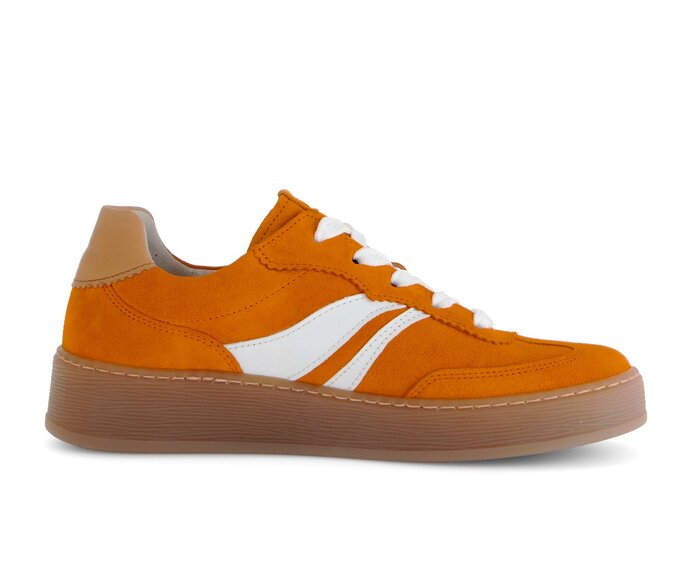 Gabor Damen  Sneaker Low Orange - Rauleder