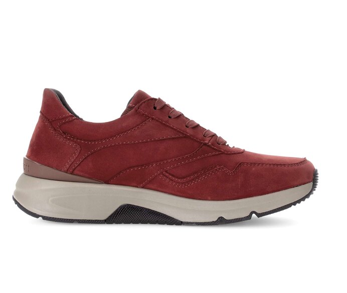 Gabor Damen  Sneaker Low Rot - Rauleder