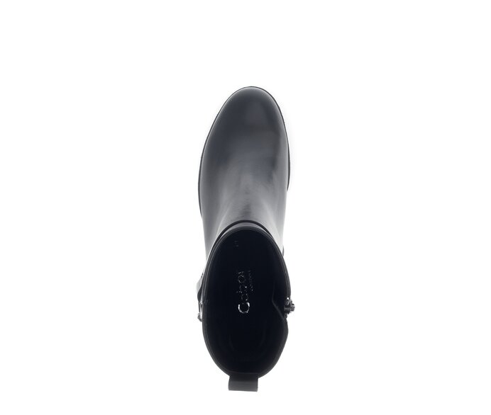 Gabor Damen  Plateau Stiefelette Schwarz - Glattleder