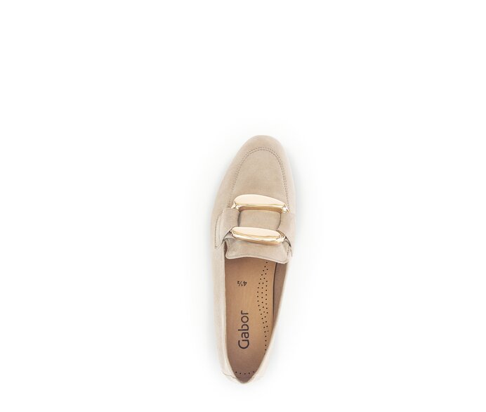Gabor Damen  Slipper Beige - Rauleder