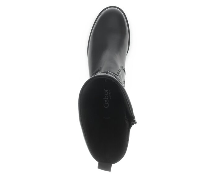 Gabor Damen  Elegante Stiefelette Schwarz - Glattleder