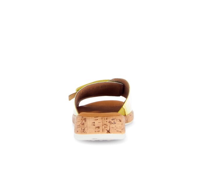 Gabor Damen  Pantolette Gelb - Lackleder