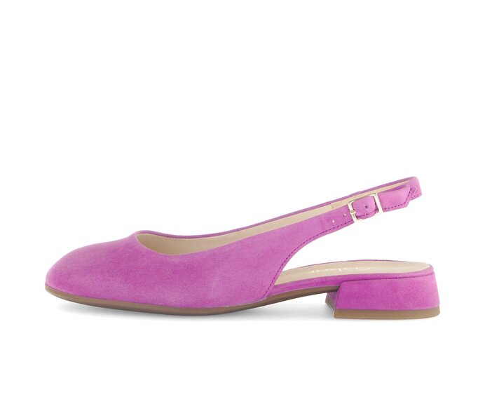Gabor Damen Slingpumps Lila - Rauleder