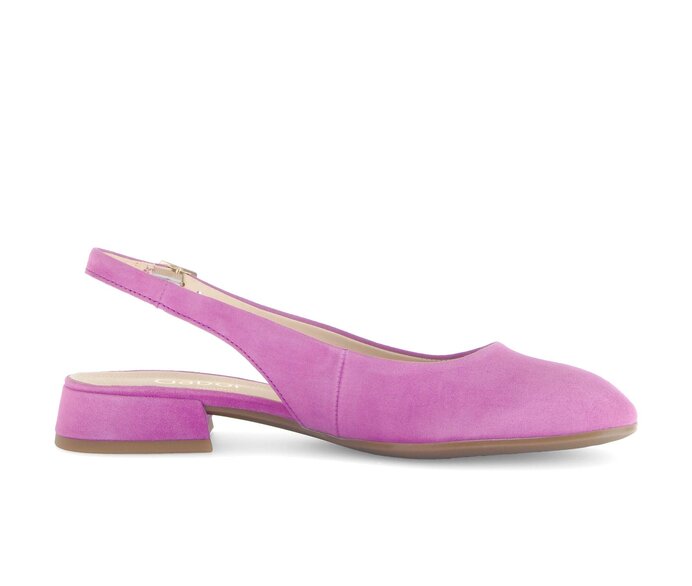 Gabor Damen  Slingpumps Lila - Rauleder