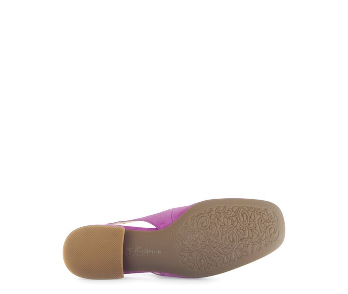 Gabor Damen  Slingpumps Lila - Rauleder