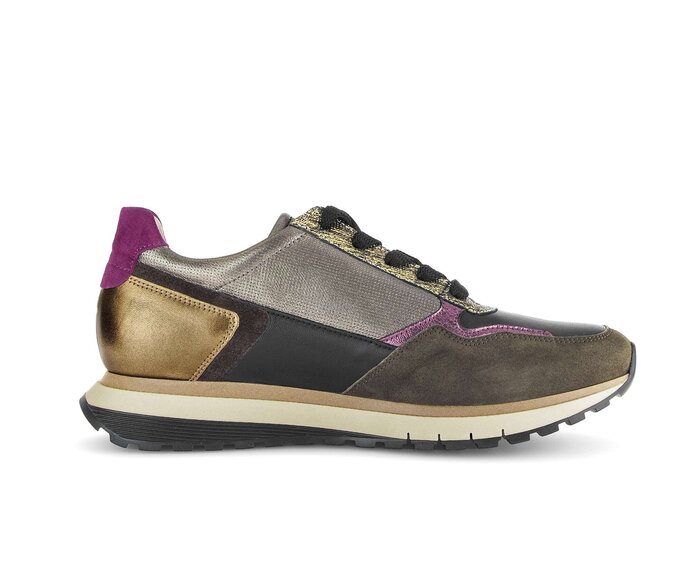 Gabor Damen  Sneaker Low Multicolour - Materialmix Leder
