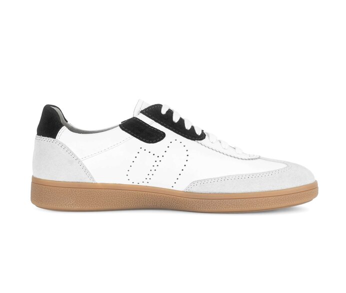 Pius Gabor Herren Sneaker Low Weiß - Rauleder