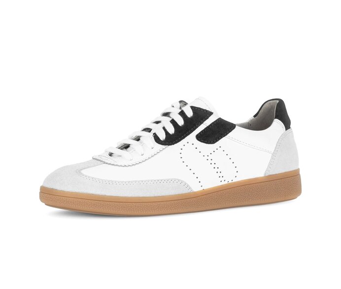Pius Gabor Herren Sneaker Low Weiß - Rauleder