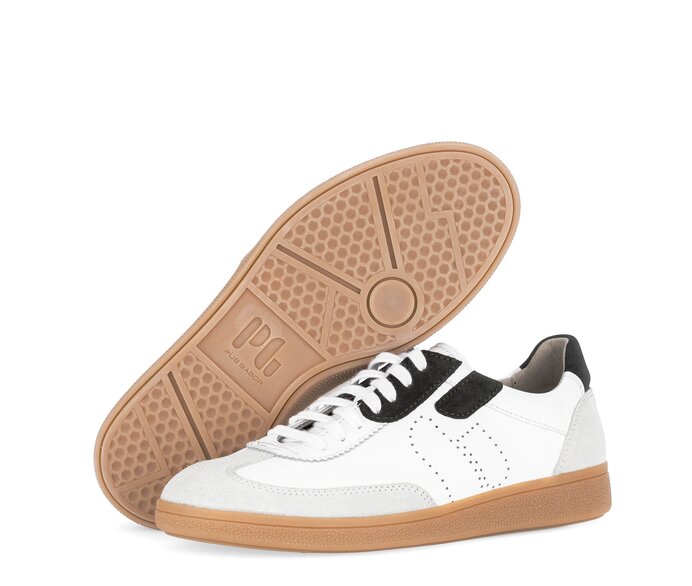 Pius Gabor Herren Sneaker Low Weiß - Rauleder
