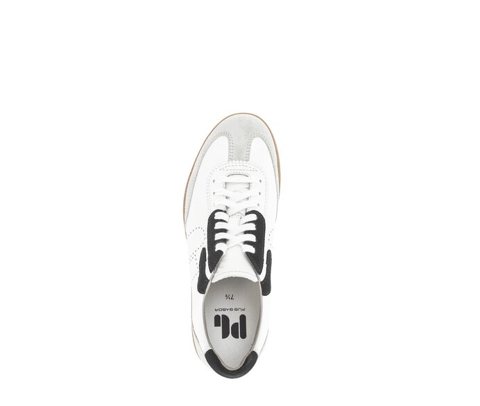 Pius Gabor Herren Sneaker Low Weiß - Rauleder