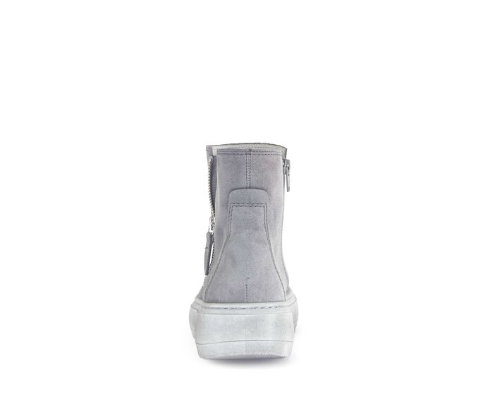 Gabor Damen  Sportliche Stiefelette Grau - Rauleder