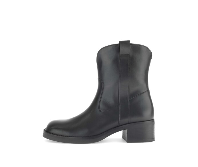 Gabor Damen Cowboy Boots Schwarz - Glattleder
