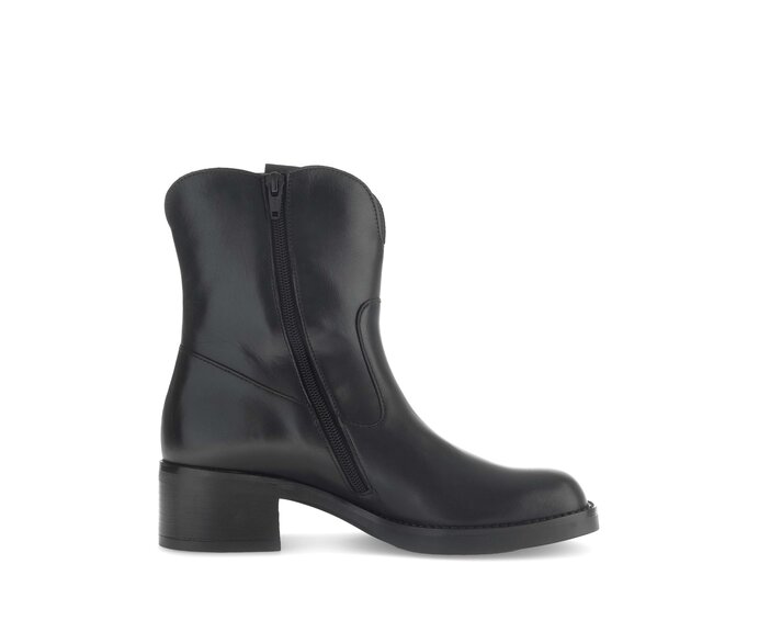 Gabor Damen  Cowboy Boots Schwarz - Glattleder
