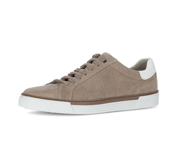 Pius Gabor Herren Sneaker Low Beige - Rauleder