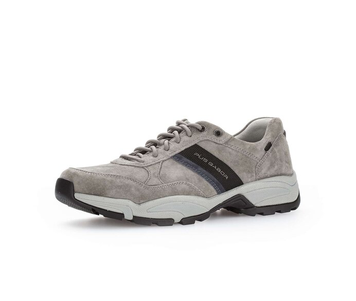 Pius Gabor Herren Sneaker Low Grau - Rauleder