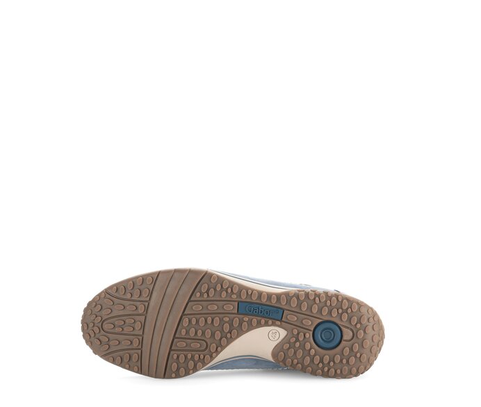 Gabor Damen  Sneaker Low Blau - Rauleder