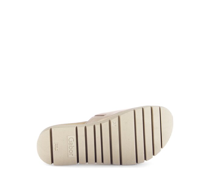 Gabor Damen  Pantolette Gold - Effektleder