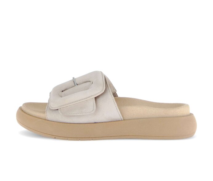 Gabor Damen Pantolette Beige - Rauleder