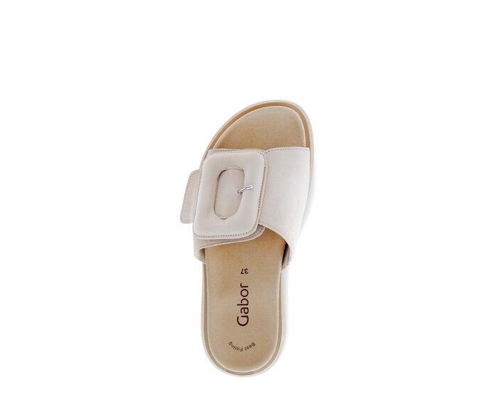 Gabor Damen  Pantolette Beige - Rauleder