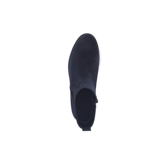 Gabor Damen  Chelsea Boot Blau - Rauleder