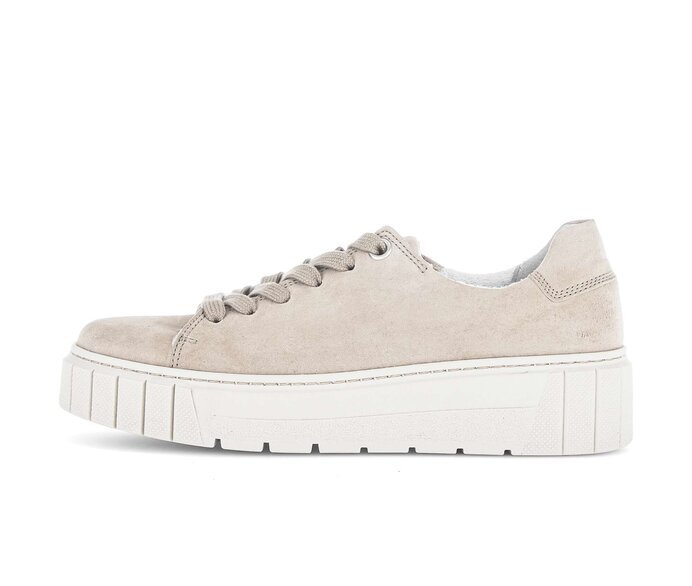 Gabor Damen Sneaker Low Beige - Rauleder