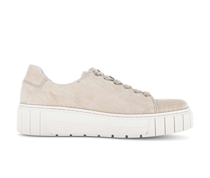 Gabor Damen  Sneaker Low Beige - Rauleder