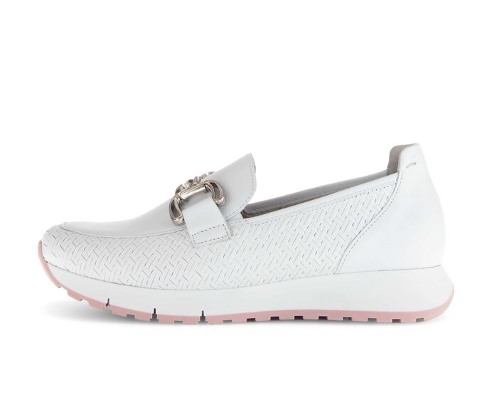 Gabor Damen Slipper Weiß - Effektleder