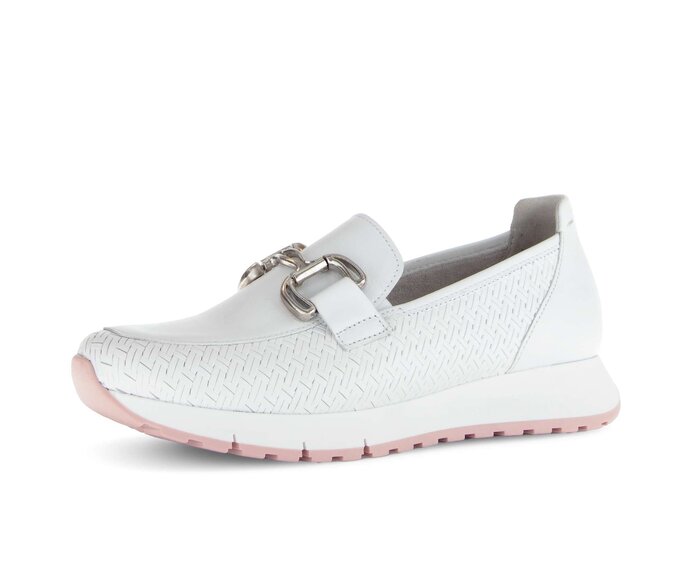 Gabor Damen  Slipper Weiß - Effektleder
