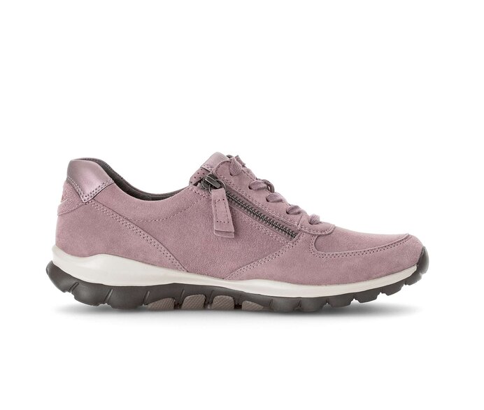 Gabor Damen  Sneaker Low Rosa - Materialmix Leder