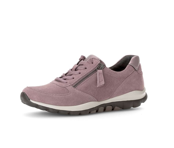 Gabor Damen  Sneaker Low Rosa - Materialmix Leder