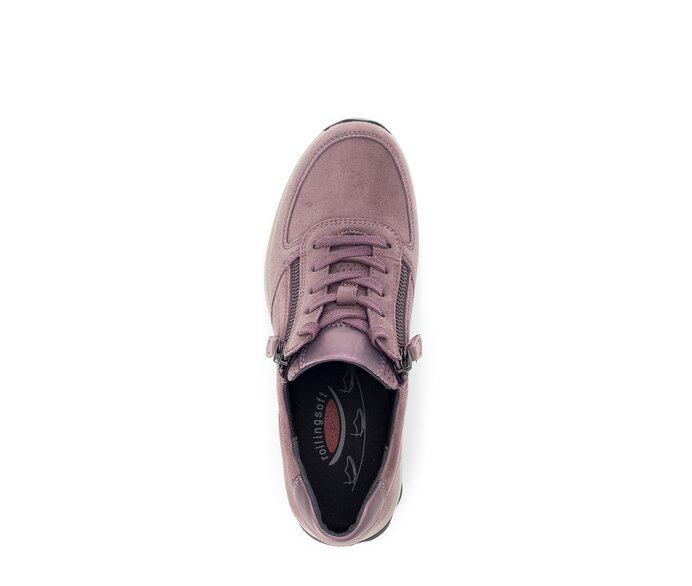 Gabor Damen  Sneaker Low Rosa - Materialmix Leder