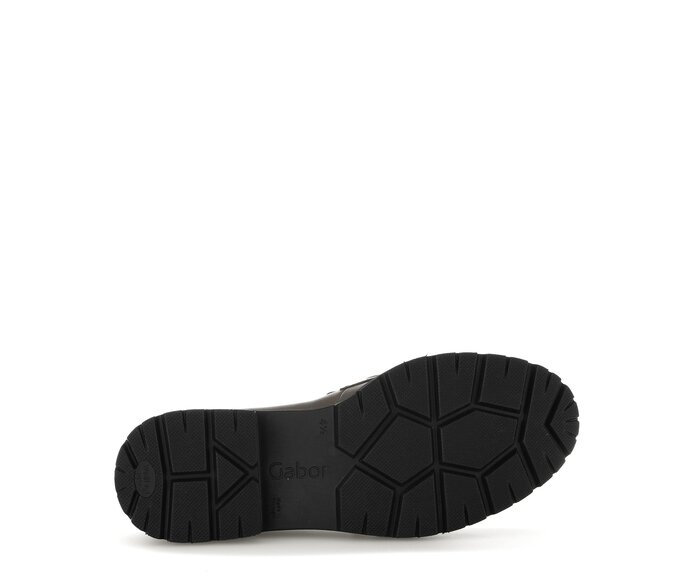 Gabor Damen  Loafer Grau - Glattleder