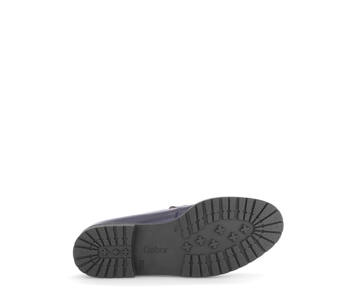 Gabor Damen  Slipper Blau - Glattleder