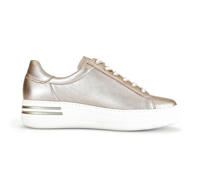 Gabor Damen  Sneaker Low Gold - Effektleder
