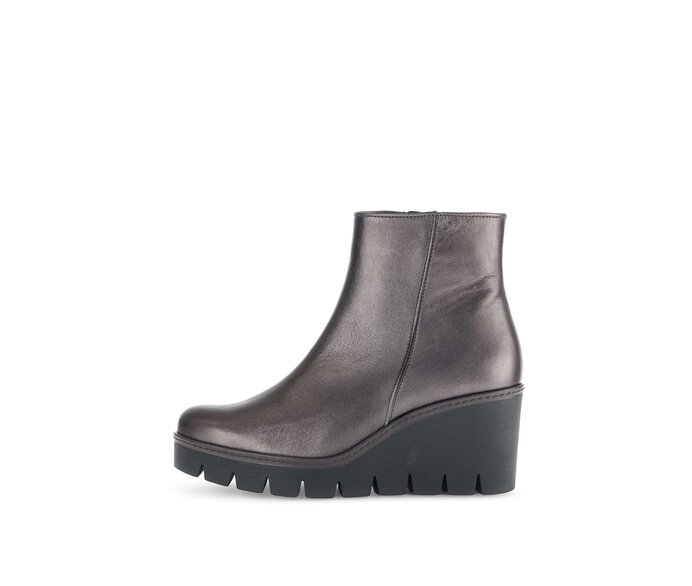 Gabor Damen Plateau Stiefelette Bronze - Glattleder