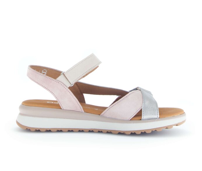 Gabor Damen  Riemchensandale Multicolour - Materialmix Leder