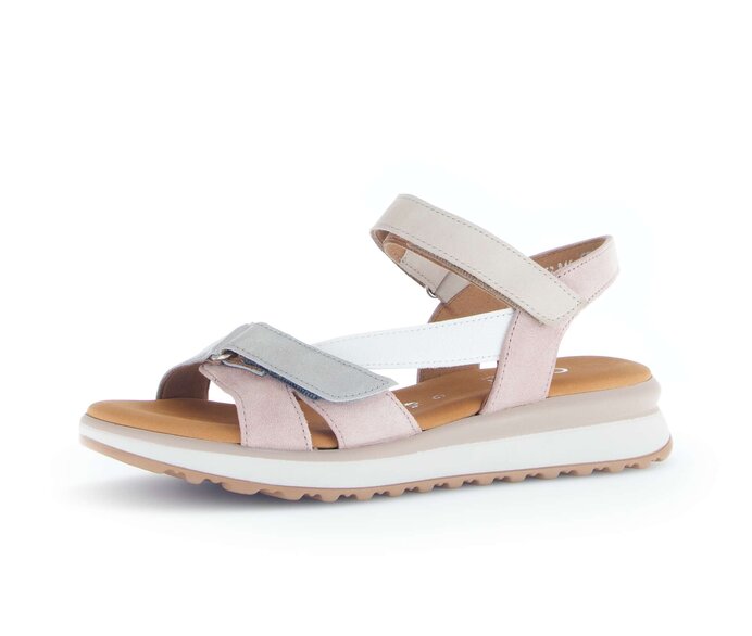 Gabor Damen  Riemchensandale Multicolour - Materialmix Leder