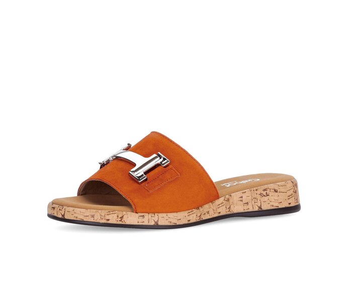 Gabor Damen  Pantolette Orange - Rauleder