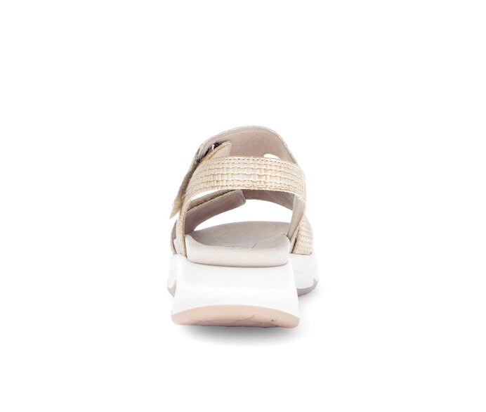Gabor Damen  Trekkingsandale Beige - Effektleder
