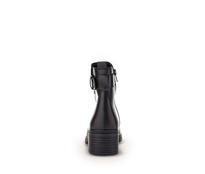 Gabor Damen  Elegante Stiefelette Schwarz - Glattleder
