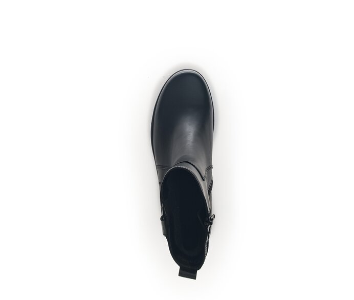 Gabor Damen  Elegante Stiefelette Schwarz - Glattleder