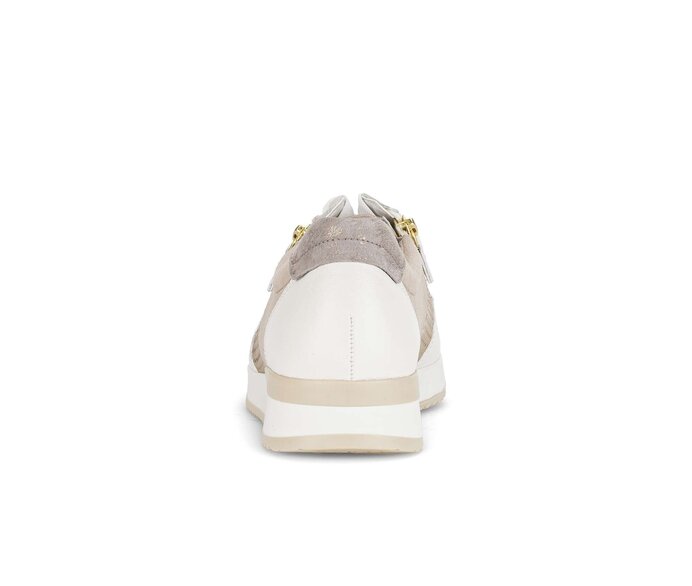 Gabor Damen  Sneaker Low Gold - Materialmix Leder