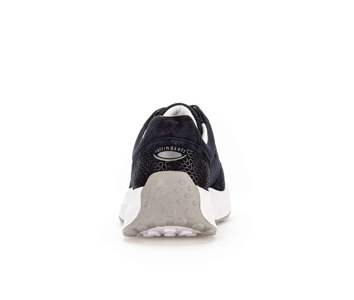 Gabor Damen  Sneaker Low Blau - Materialmix Leder/Lederimitat