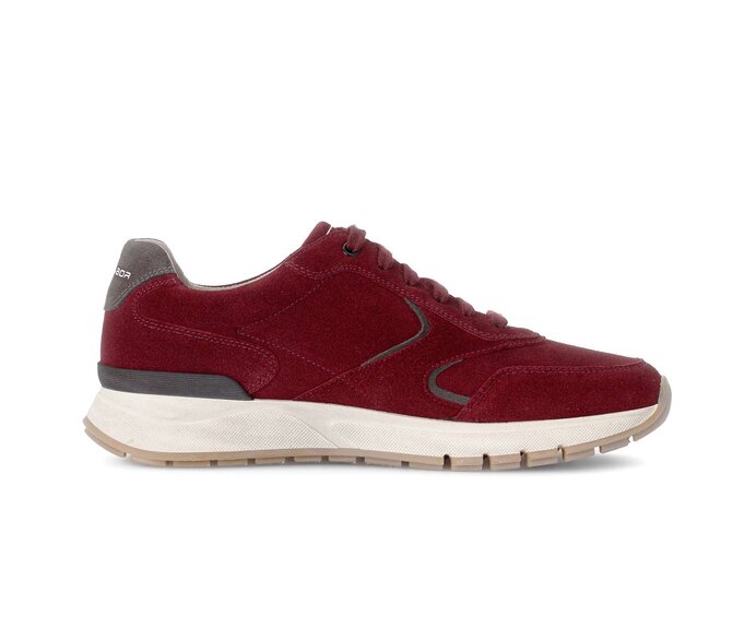 Pius Gabor Herren Sneaker Low Rot - Rauleder
