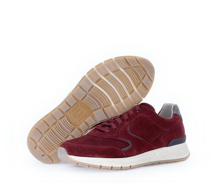 Pius Gabor Herren Sneaker Low Rot - Rauleder