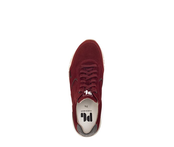 Pius Gabor Herren Sneaker Low Rot - Rauleder
