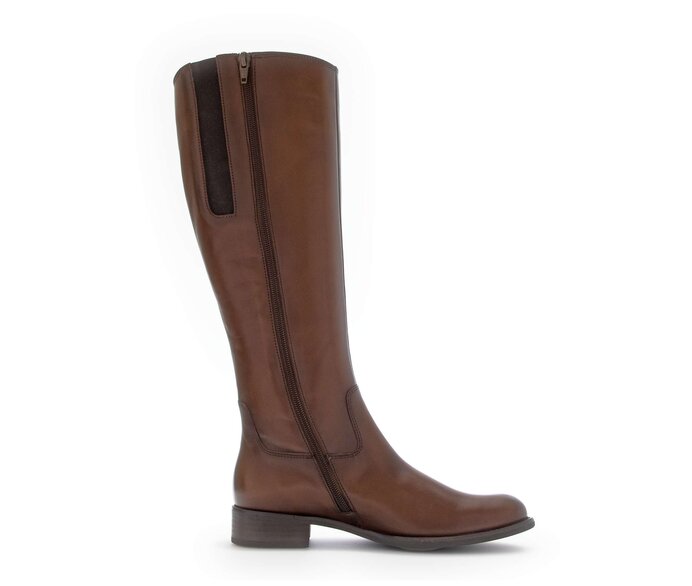 Gabor Damen  Eleganter Stiefel Braun - Glattleder